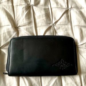Buxton leather long organizer wallet